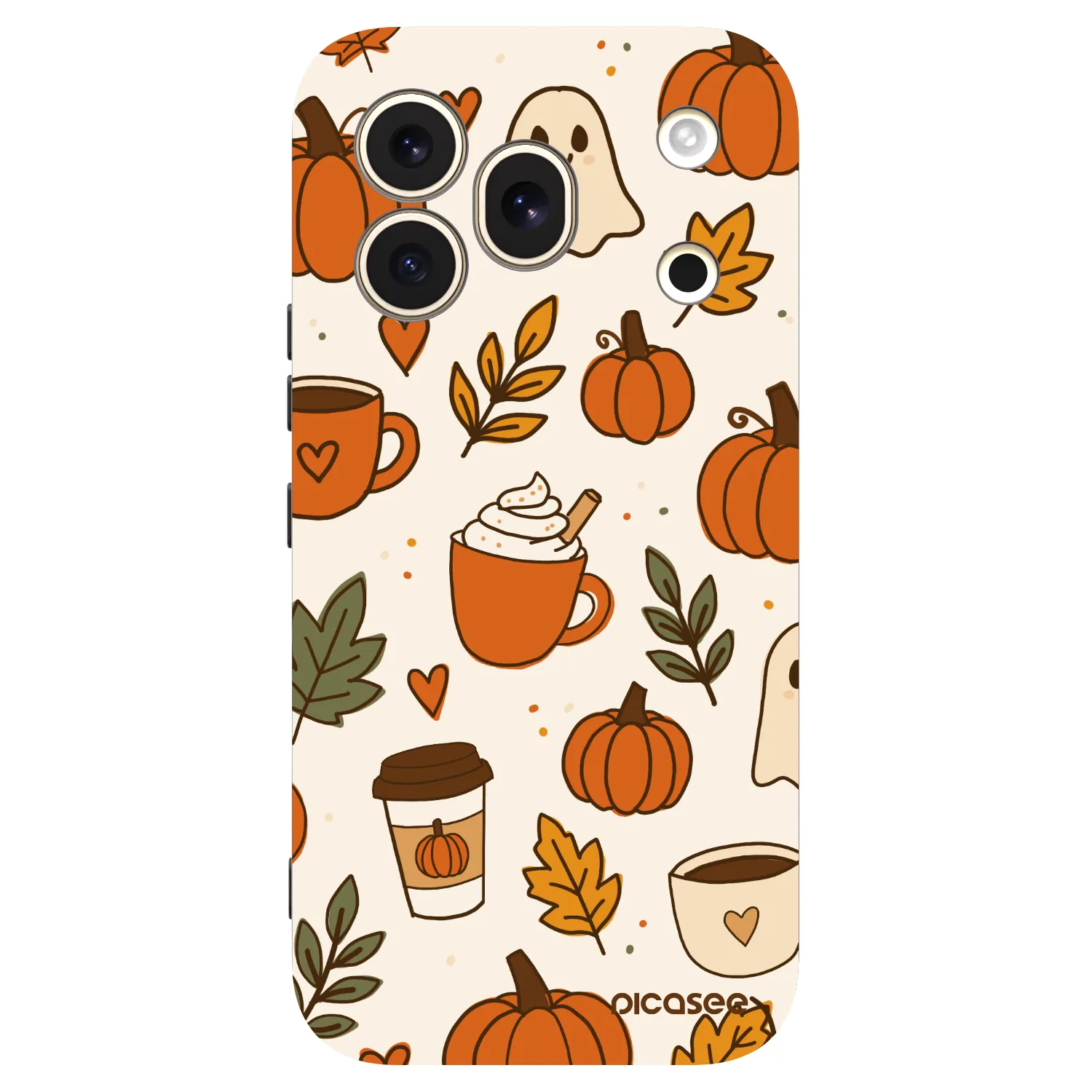 Picasee silikonski črni ovitek za Honor 600 Pro - Fall vibes