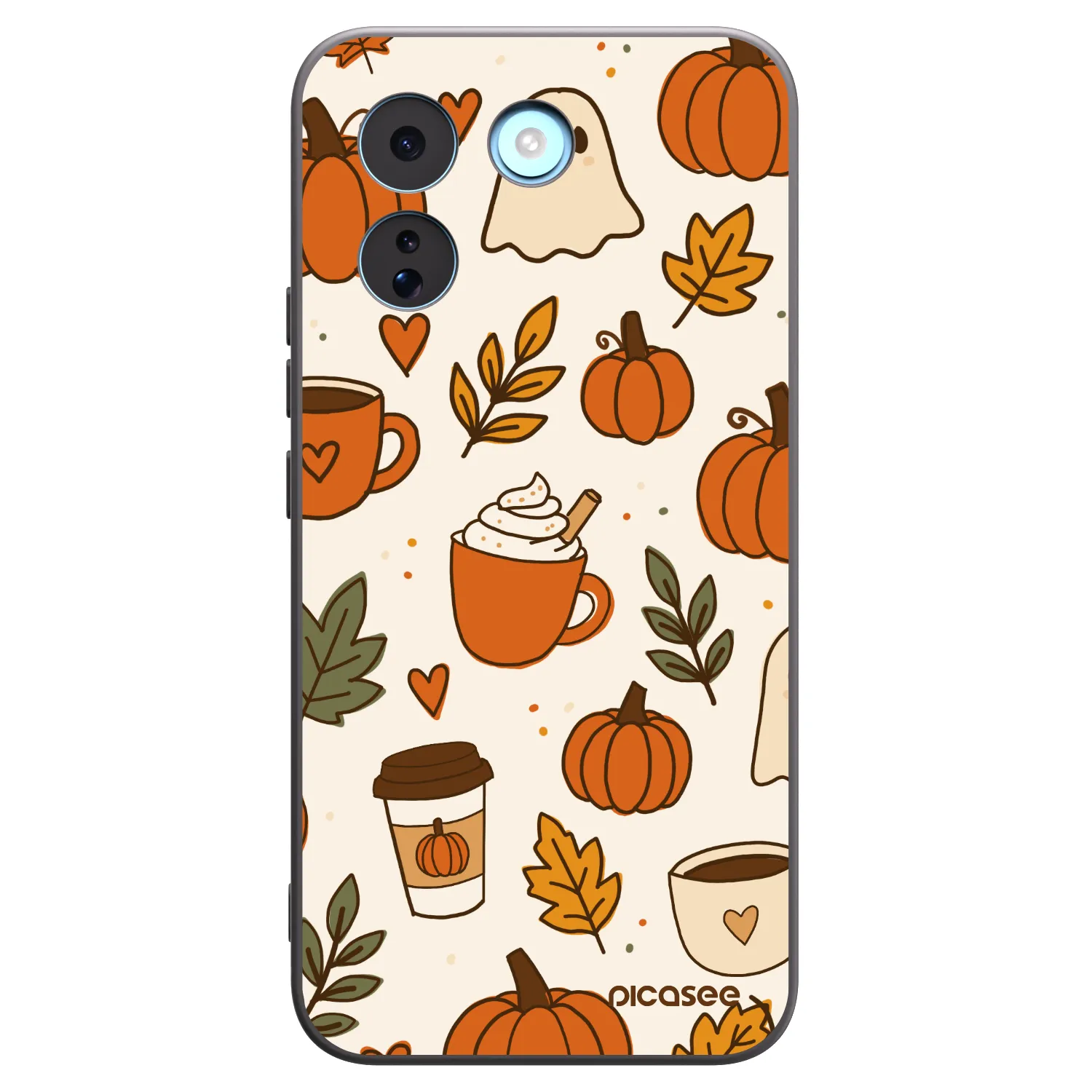 Picasee silikonski črni ovitek za Xiaomi Redmi Note 17 Pro MAX 5G - Fall vibes