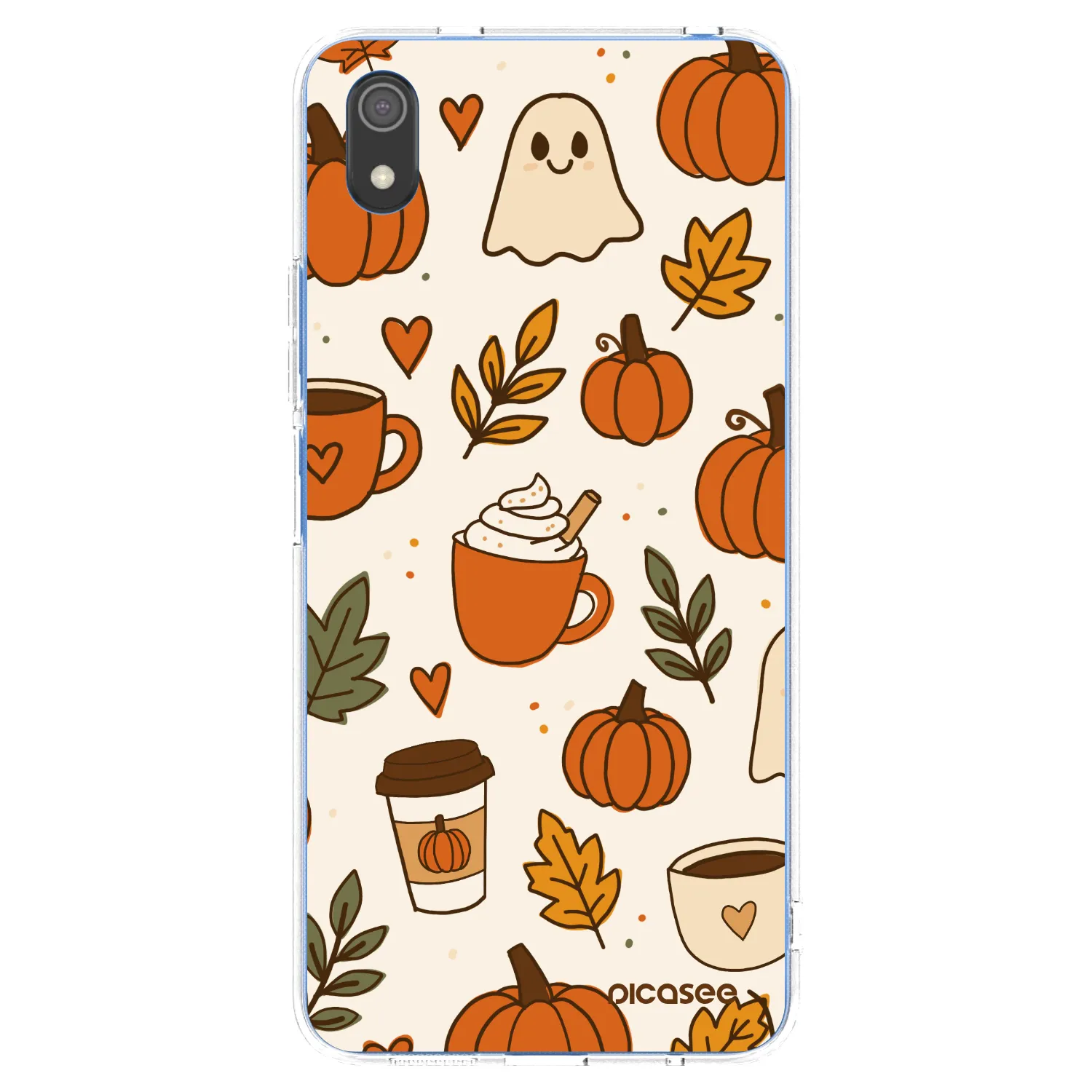 Picasee silikonski prozorni ovitek za Xiaomi Redmi 7A - Fall vibes