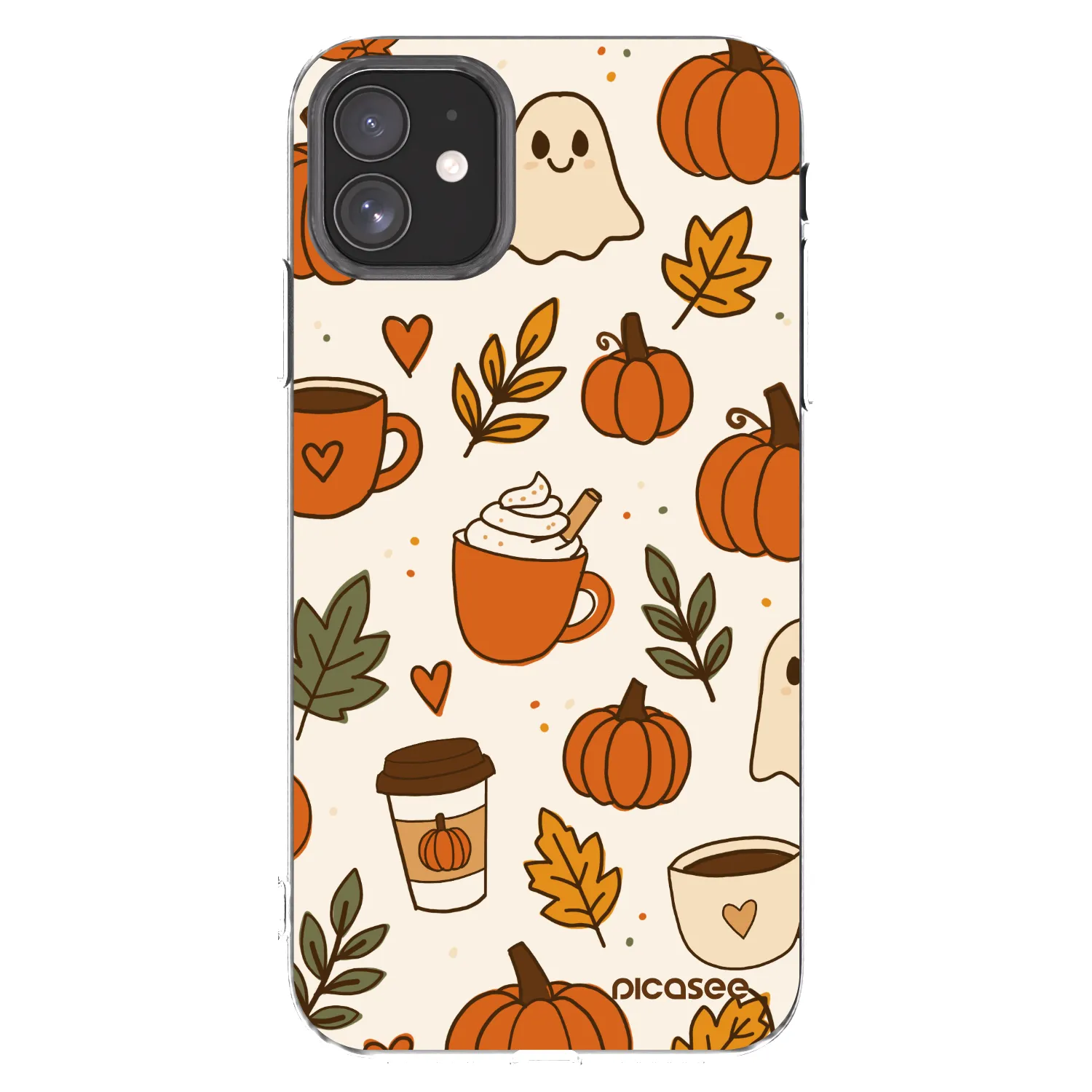 Picasee silikonski prozorni ovitek za Apple iPhone 11 - Fall vibes