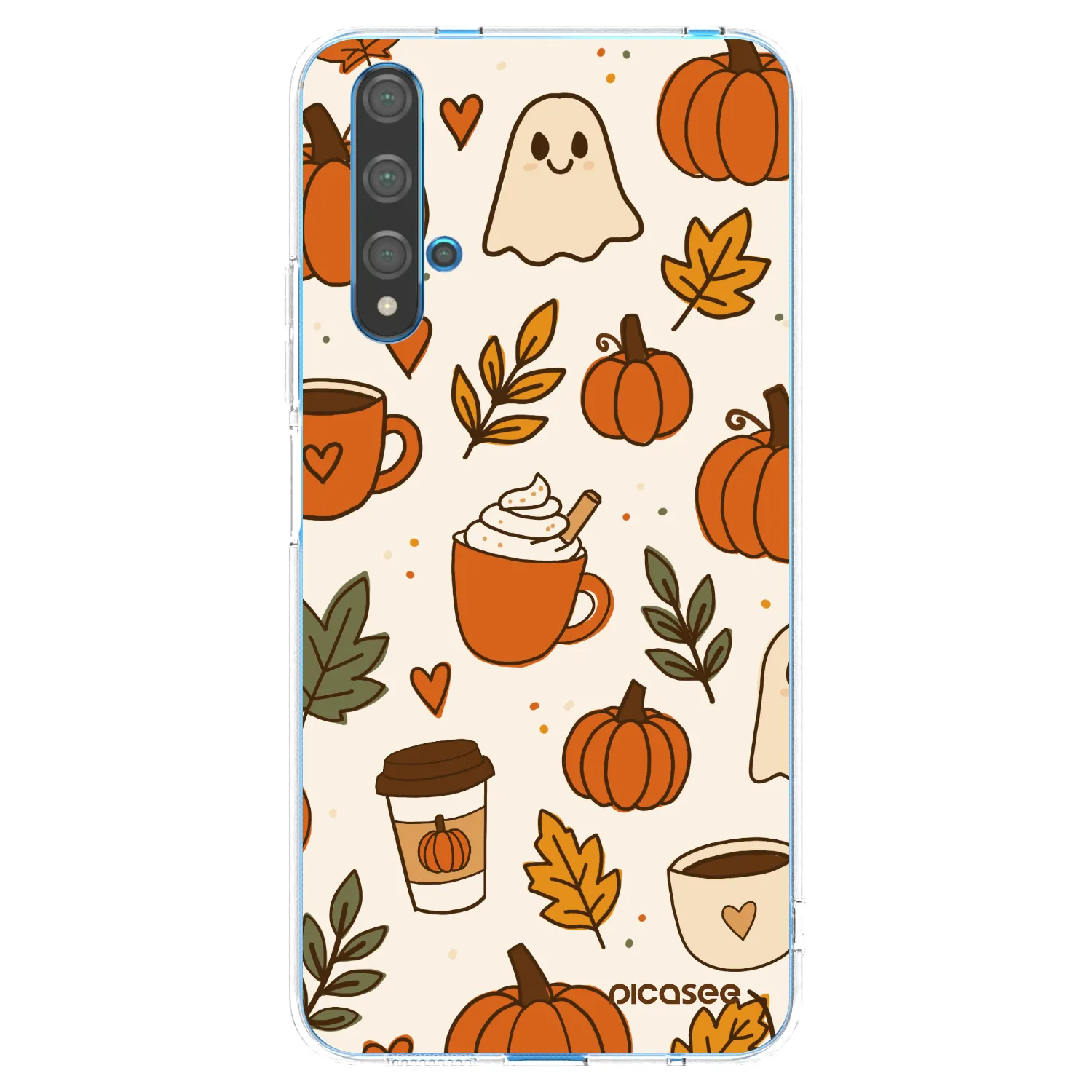 Picasee silikonski prozorni ovitek za Huawei Nova 5T - Fall vibes