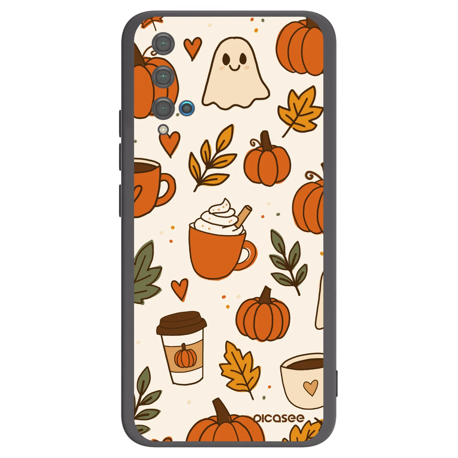 Picasee silikonski črni ovitek za Huawei Nova 5T - Fall vibes