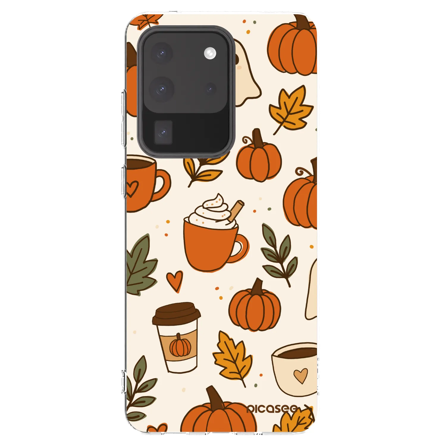 Picasee silikonski prozorni ovitek za Samsung Galaxy S20 Ultra 5G G988F - Fall vibes