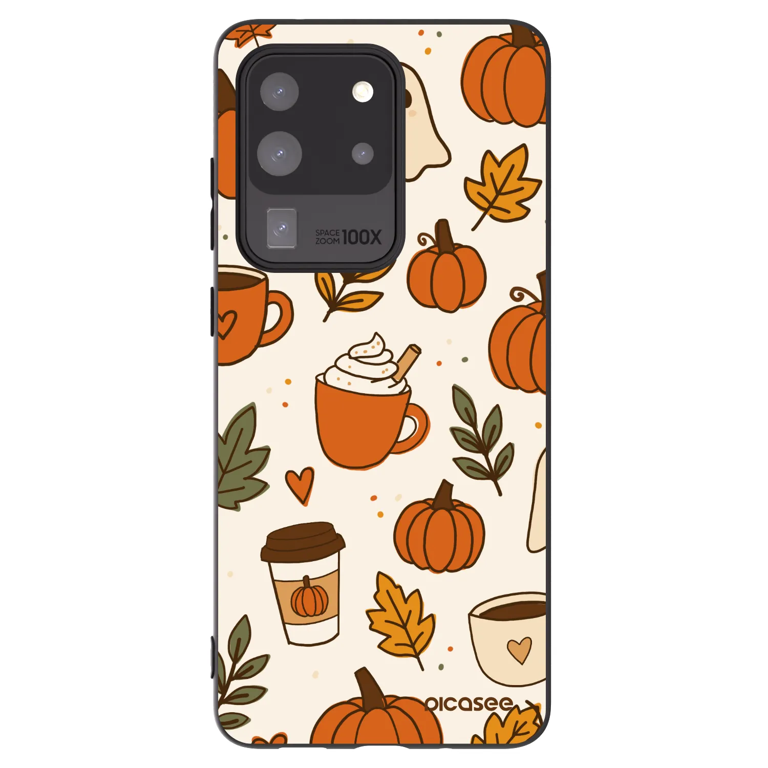 Picasee silikonski črni ovitek za Samsung Galaxy S20 Ultra 5G G988F - Fall vibes