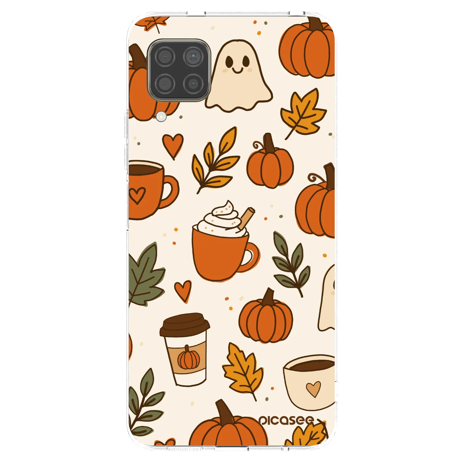 Picasee silikonski prozorni ovitek za Huawei P40 Lite - Fall vibes