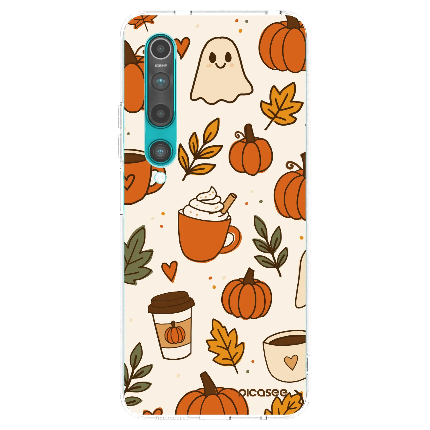 Picasee silikonski prozorni ovitek za Xiaomi Mi 10 - Fall vibes