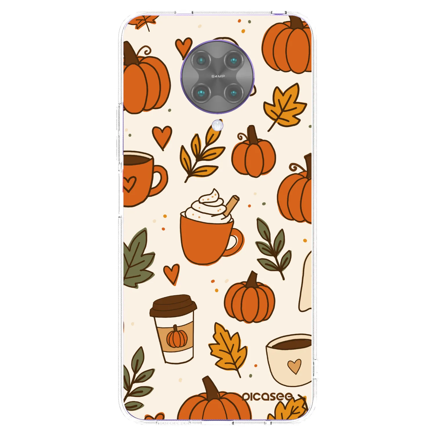 Picasee silikonski prozorni ovitek za Xiaomi Poco F2 Pro - Fall vibes