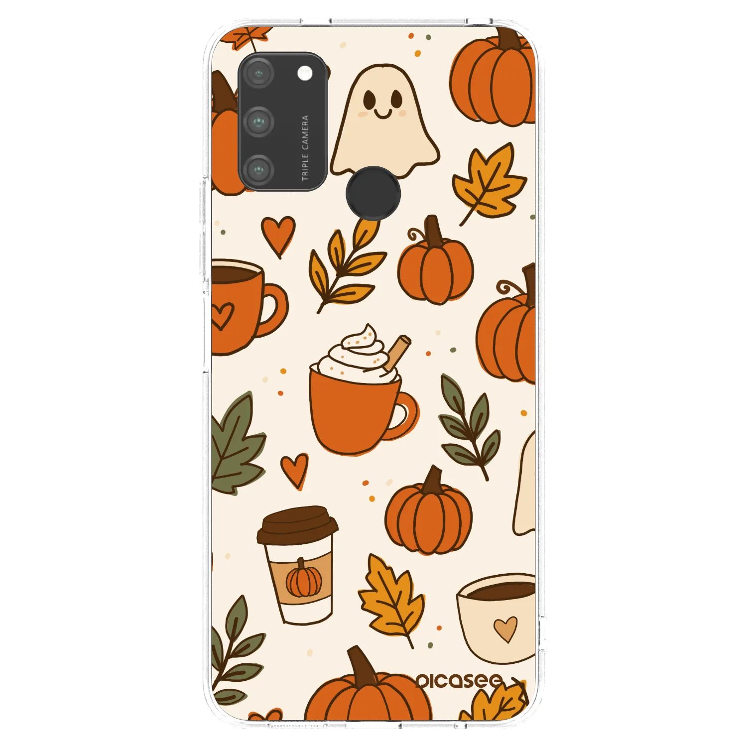 Picasee silikonski prozorni ovitek za Honor 9A - Fall vibes
