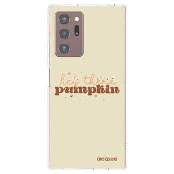 Picasee silikonski prozorni ovitek za Samsung Galaxy Note 20 Ultra - Hey there pumpkin