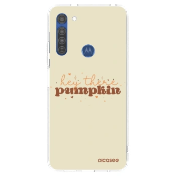 Ovitek za Motorola Moto G8 - Hey there pumpkin