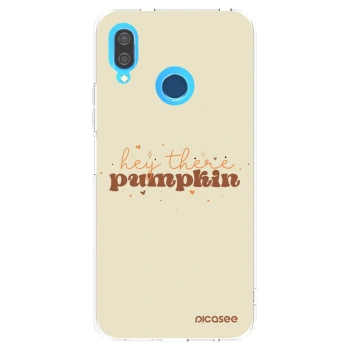 Silikonski prozorni ovitek za Huawei P20 Lite - Hey there pumpkin