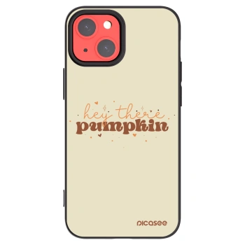 Picasee silikonski črni ovitek za Apple iPhone 13 mini - Hey there pumpkin