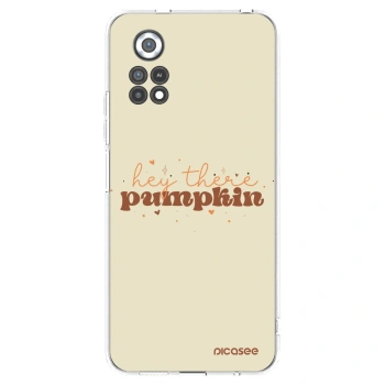 Picasee silikonski prozorni ovitek za Xiaomi Poco X4 Pro 5G - Hey there pumpkin