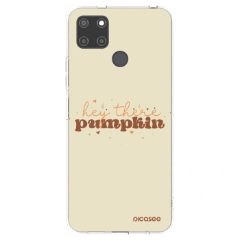 Picasee silikonski prozorni ovitek za Realme C21Y - Hey there pumpkin