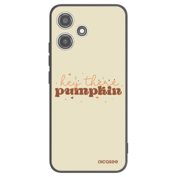 Picasee silikonski črni ovitek za Xiaomi Redmi 12 5G - Hey there pumpkin