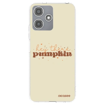 Picasee silikonski prozorni ovitek za Xiaomi Redmi 12 5G - Hey there pumpkin
