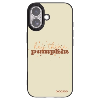 Picasee silikonski črni ovitek za Apple iPhone 17 - Hey there pumpkin
