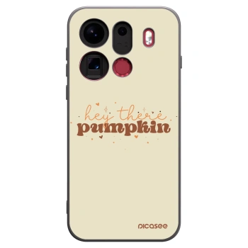 Picasee silikonski črni ovitek za OPPO Find X9 Pro - Hey there pumpkin