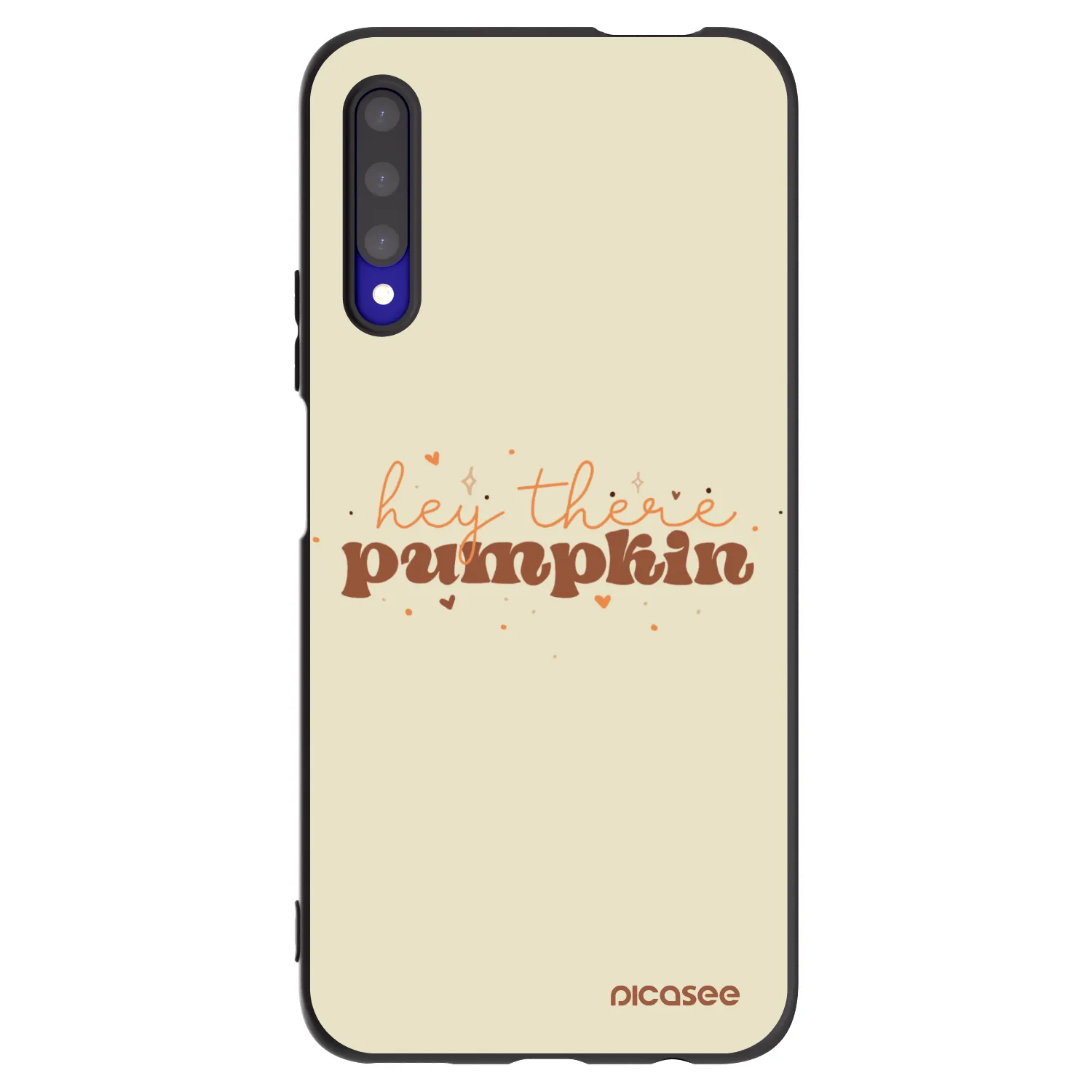 Picasee silikonski črni ovitek za Honor 9X Pro - Hey there pumpkin