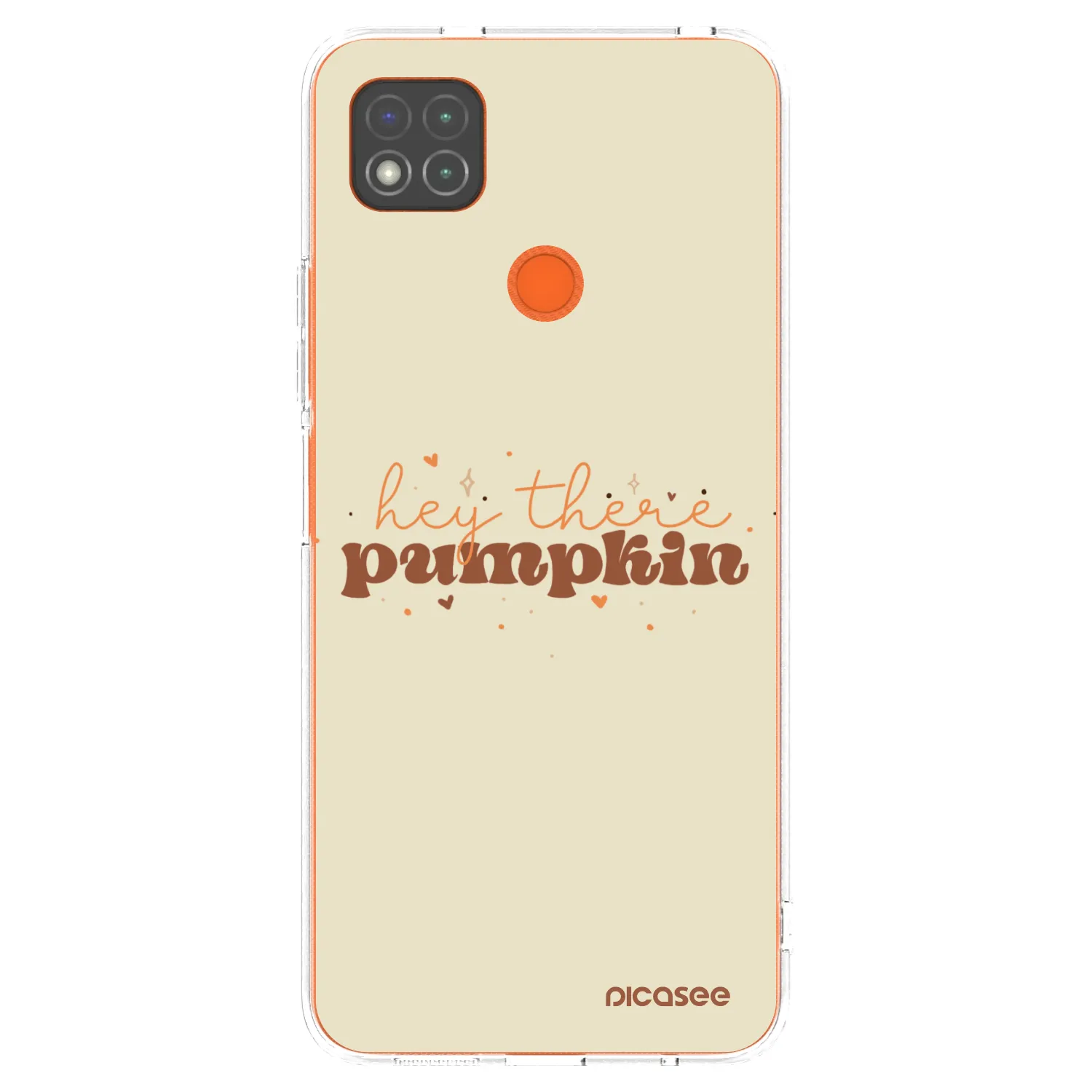 Picasee silikonski prozorni ovitek za Xiaomi Redmi 9C - Hey there pumpkin