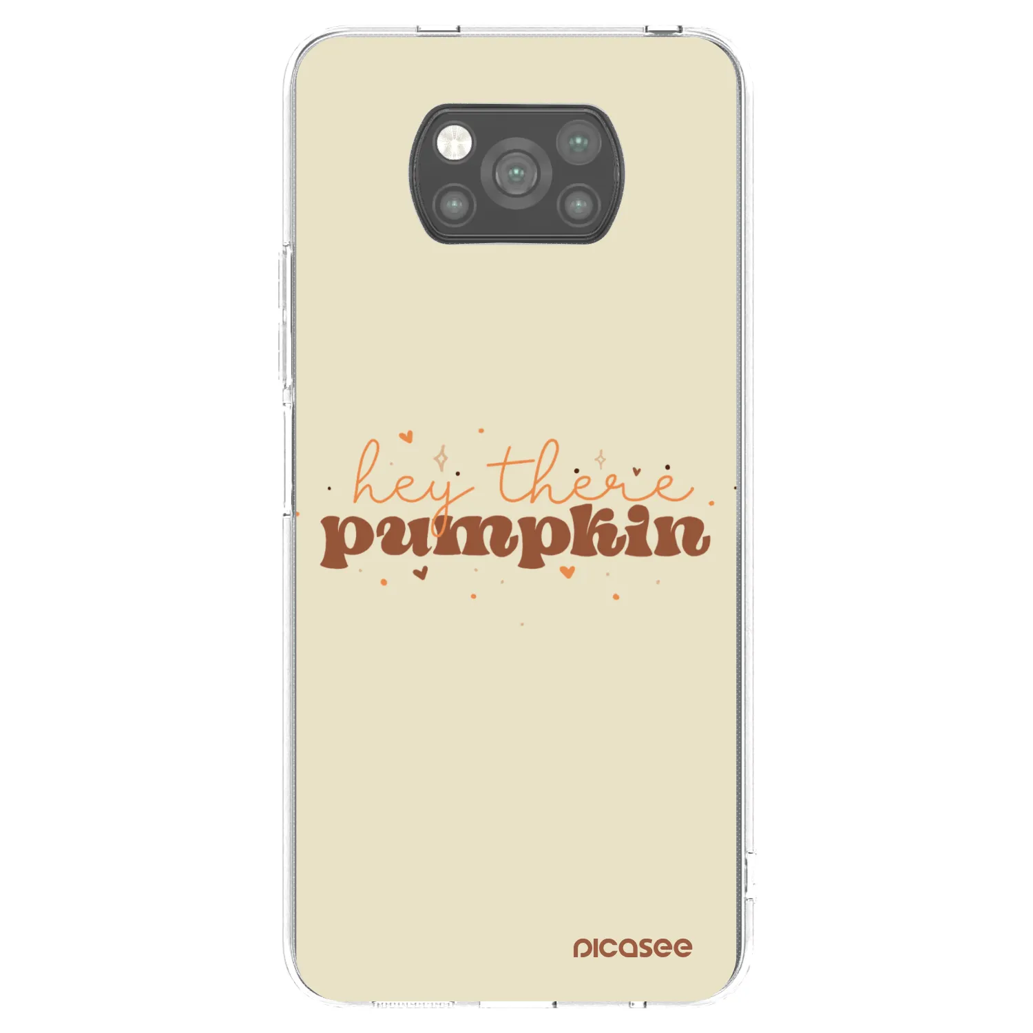 Picasee silikonski črni ovitek za Xiaomi Poco X3 - Hey there pumpkin