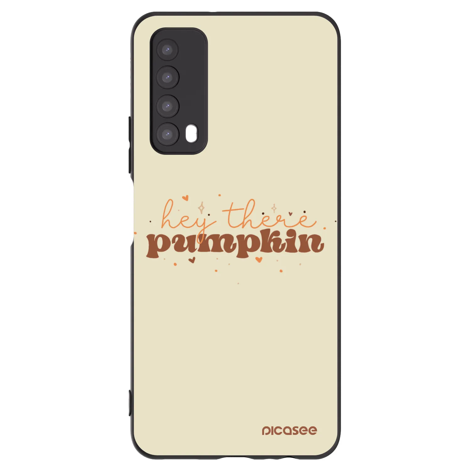Picasee silikonski črni ovitek za Huawei P Smart 2021 - Hey there pumpkin
