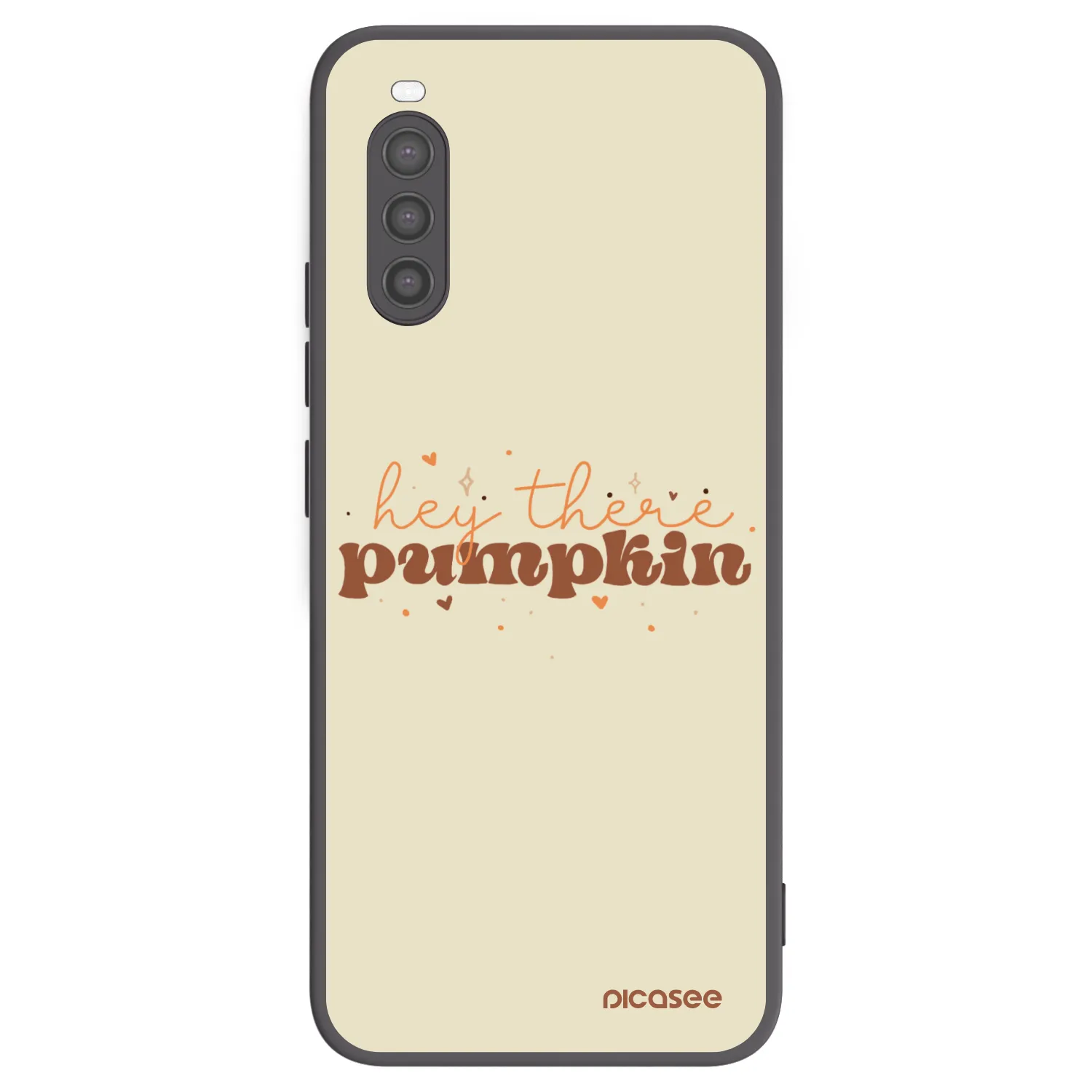 Picasee silikonski črni ovitek za Sony Xperia 10 II - Hey there pumpkin