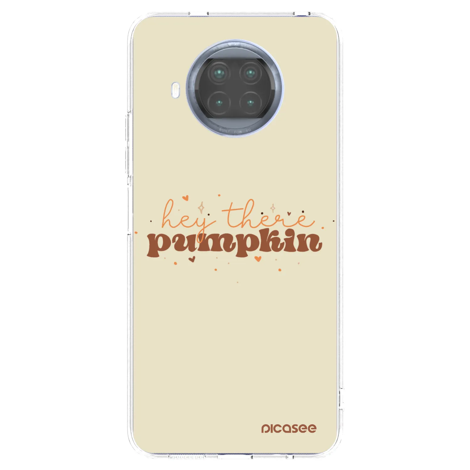 Picasee silikonski prozorni ovitek za Xiaomi Mi 10T Lite - Hey there pumpkin