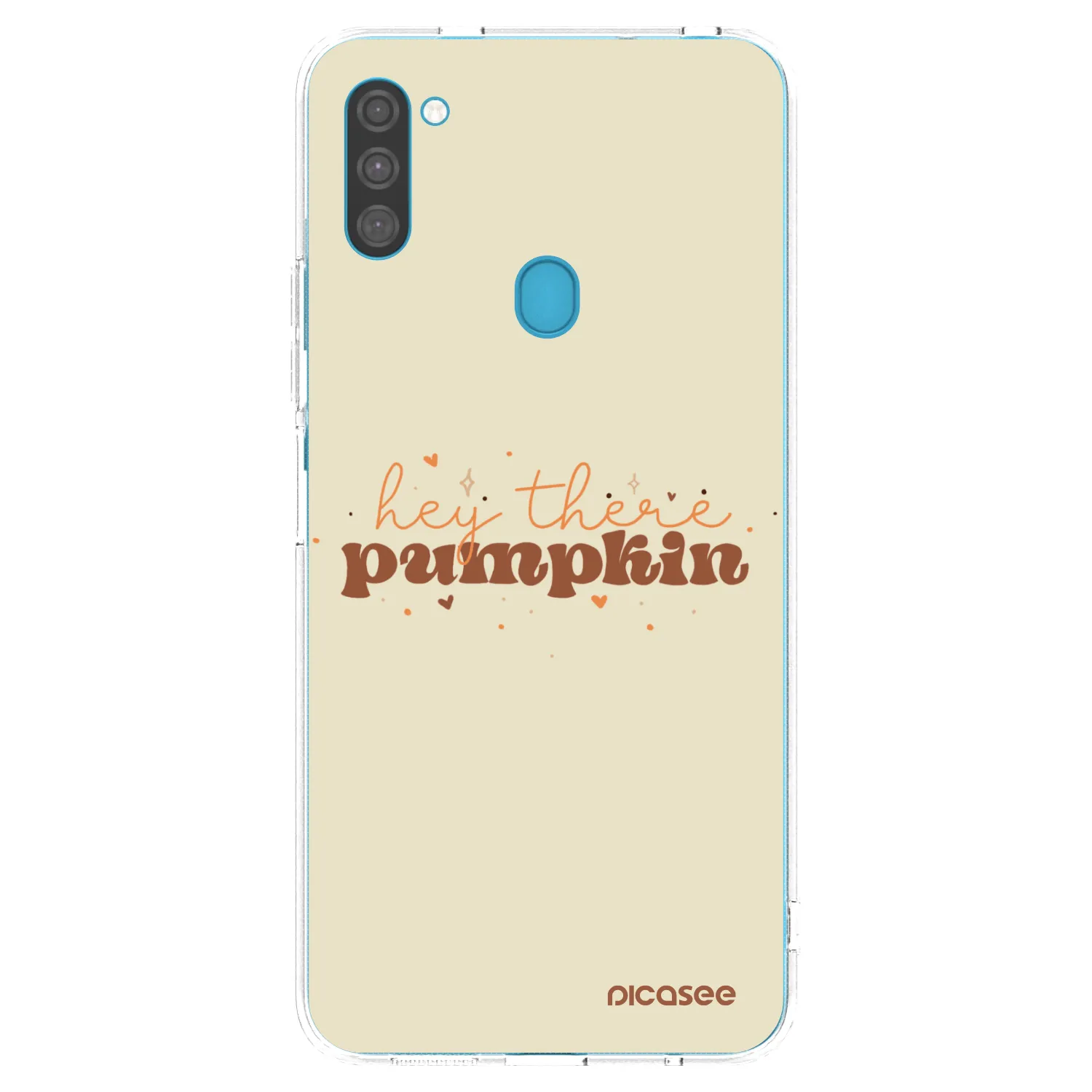 Picasee silikonski prozorni ovitek za Samsung Galaxy M11 - Hey there pumpkin