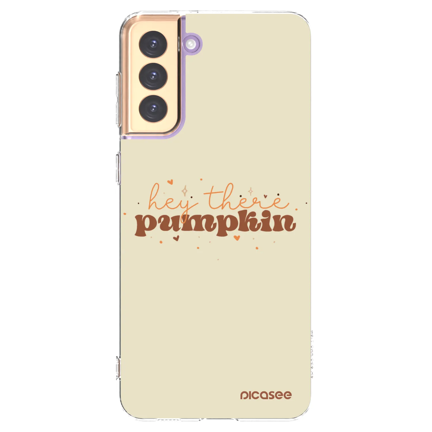 Picasee silikonski prozorni ovitek za Samsung Galaxy S21+ 5G G996F - Hey there pumpkin