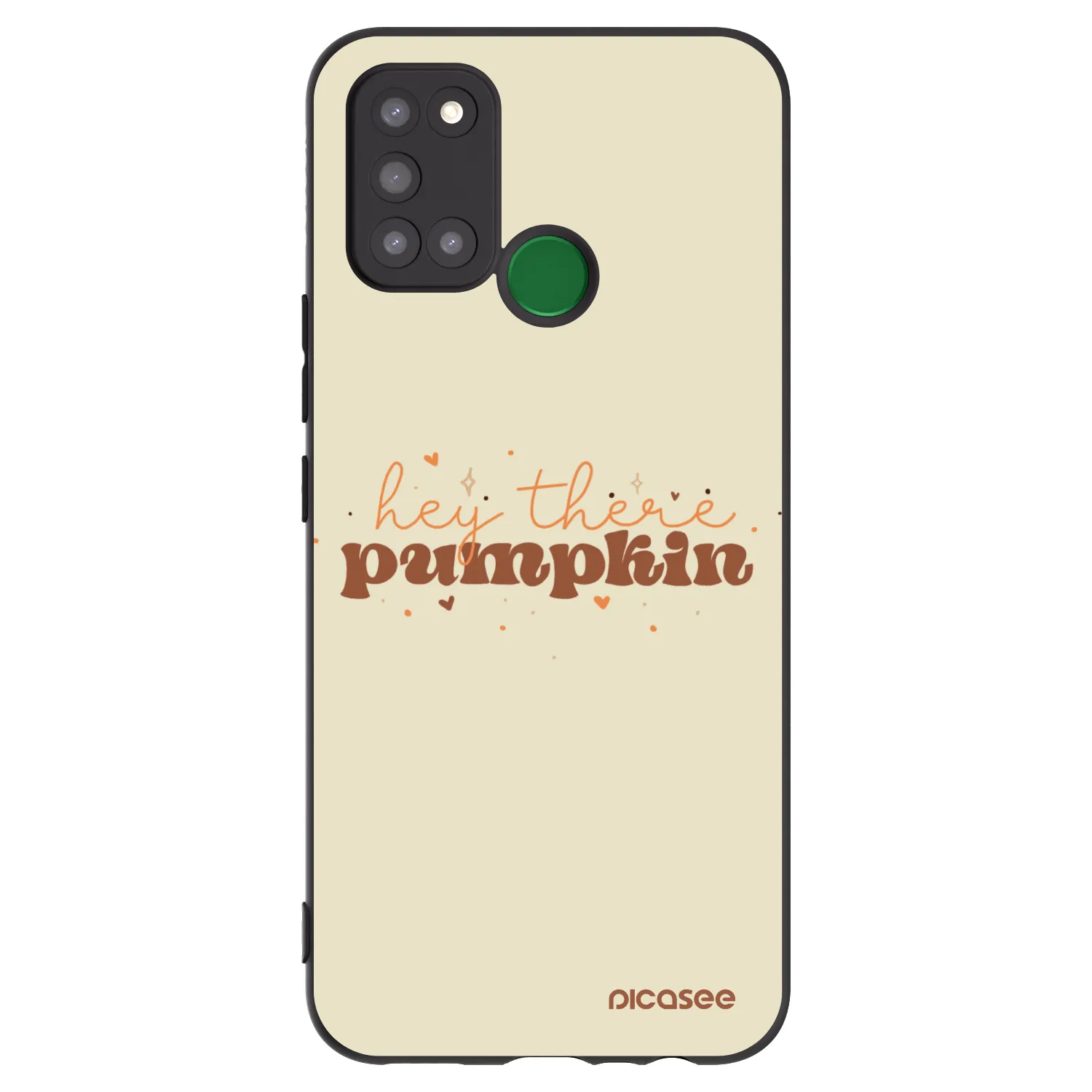 Picasee silikonski črni ovitek za Realme 7i - Hey there pumpkin