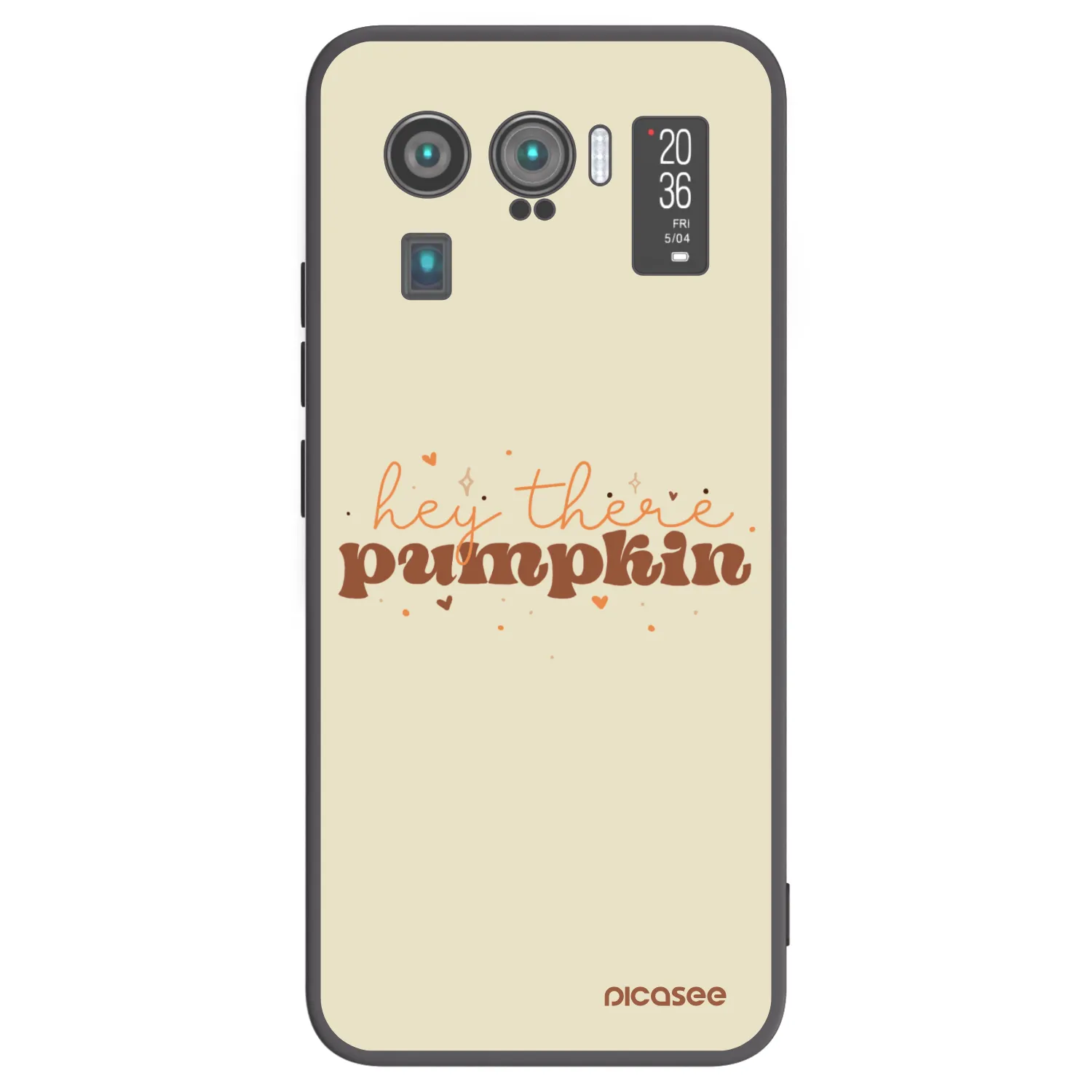 Picasee silikonski črni ovitek za Xiaomi Mi 11 Ultra - Hey there pumpkin