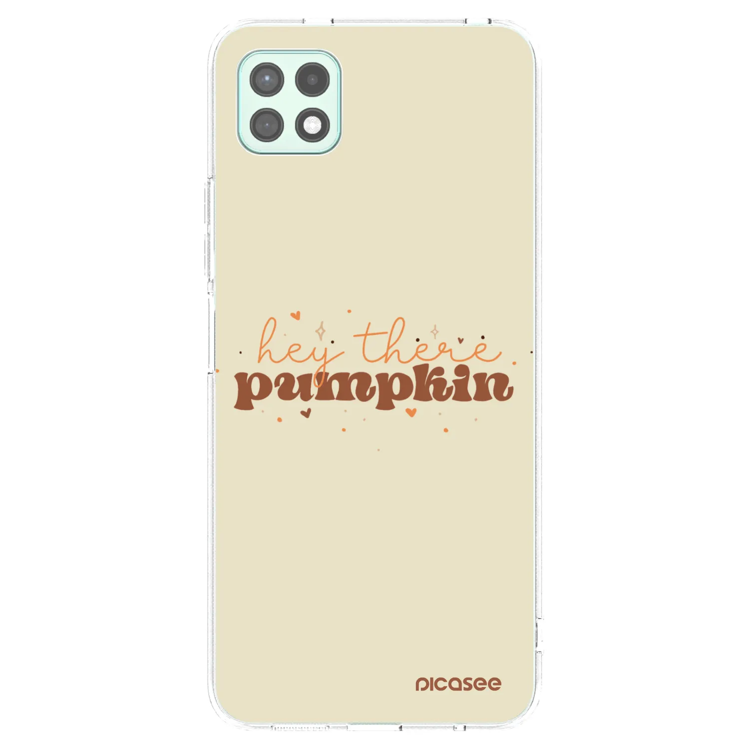 Picasee silikonski prozorni ovitek za Samsung Galaxy A22 A226B 5G - Hey there pumpkin