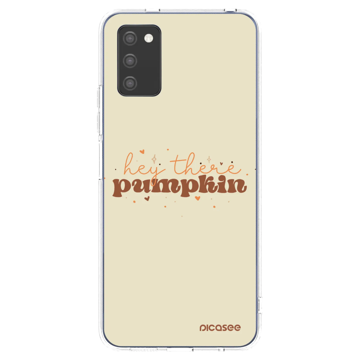 Picasee silikonski prozorni ovitek za Samsung Galaxy A02s A025G - Hey there pumpkin