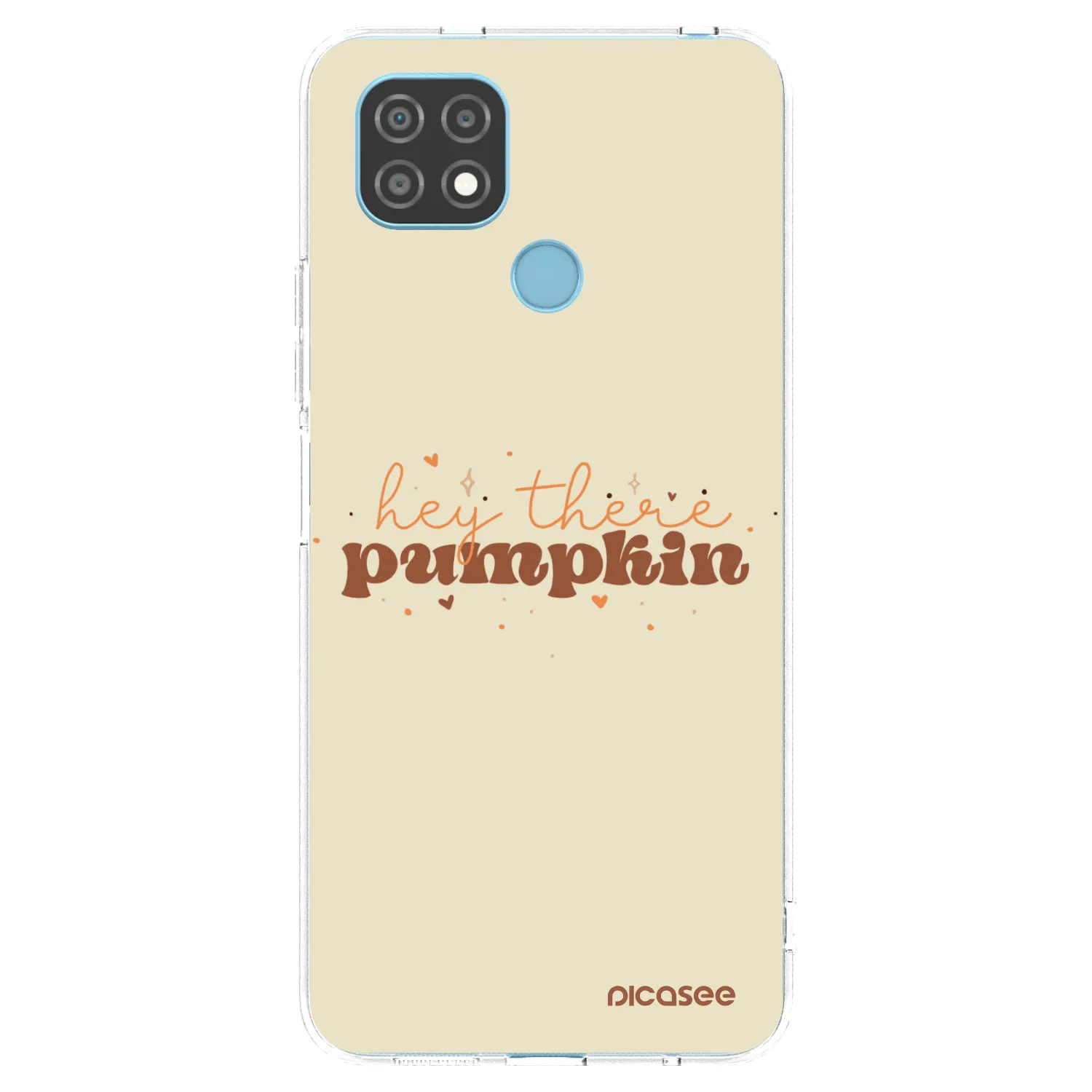 Picasee silikonski prozorni ovitek za Realme C21 - Hey there pumpkin