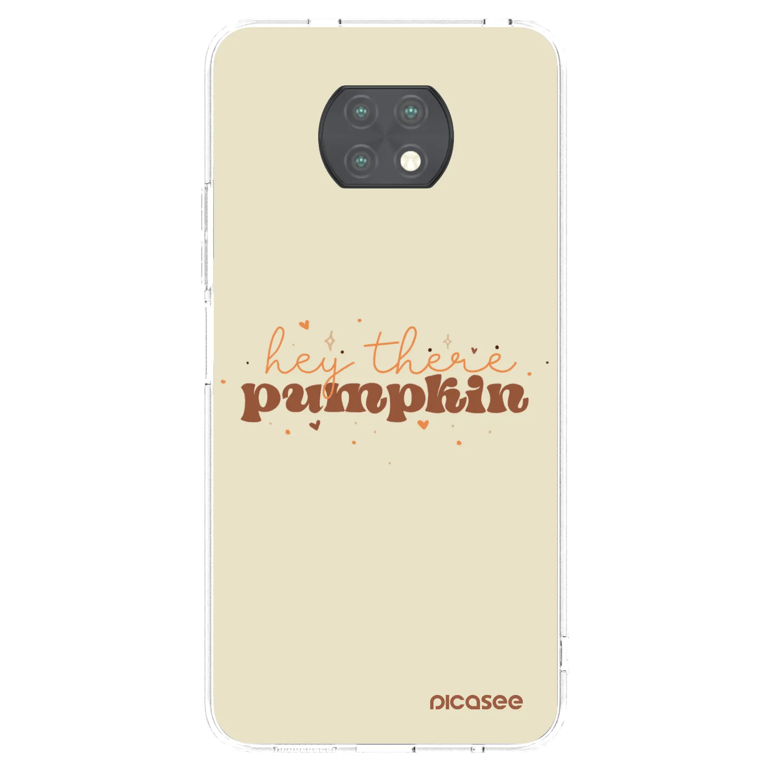 Picasee silikonski prozorni ovitek za Xiaomi Redmi Note 9T - Hey there pumpkin