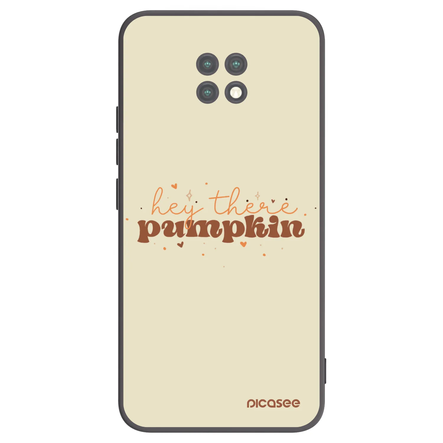 Picasee silikonski črni ovitek za Xiaomi Redmi Note 9T - Hey there pumpkin
