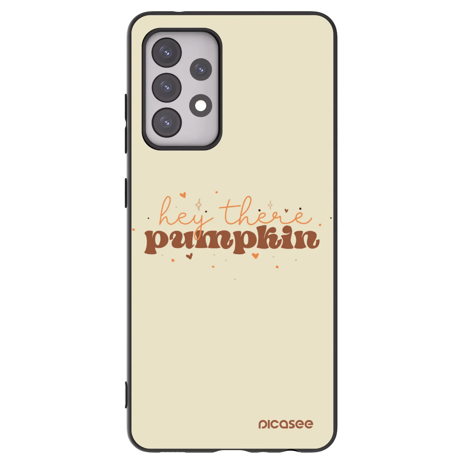 Picasee silikonski črni ovitek za Samsung Galaxy A52s 5G A528B - Hey there pumpkin