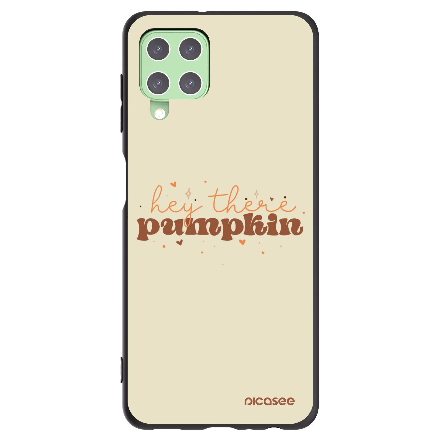 Picasee silikonski črni ovitek za Samsung Galaxy A22 A225F 4G - Hey there pumpkin