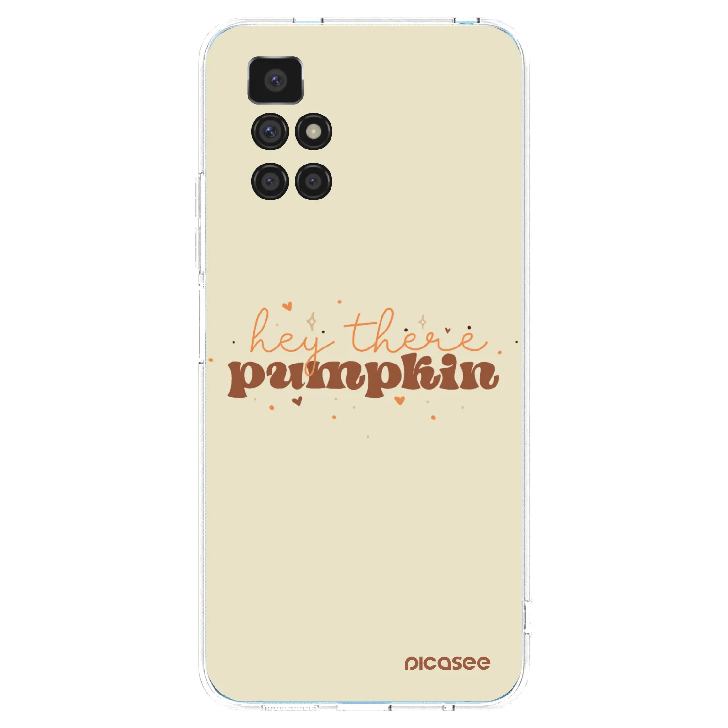 Picasee silikonski prozorni ovitek za Xiaomi Redmi 10 - Hey there pumpkin