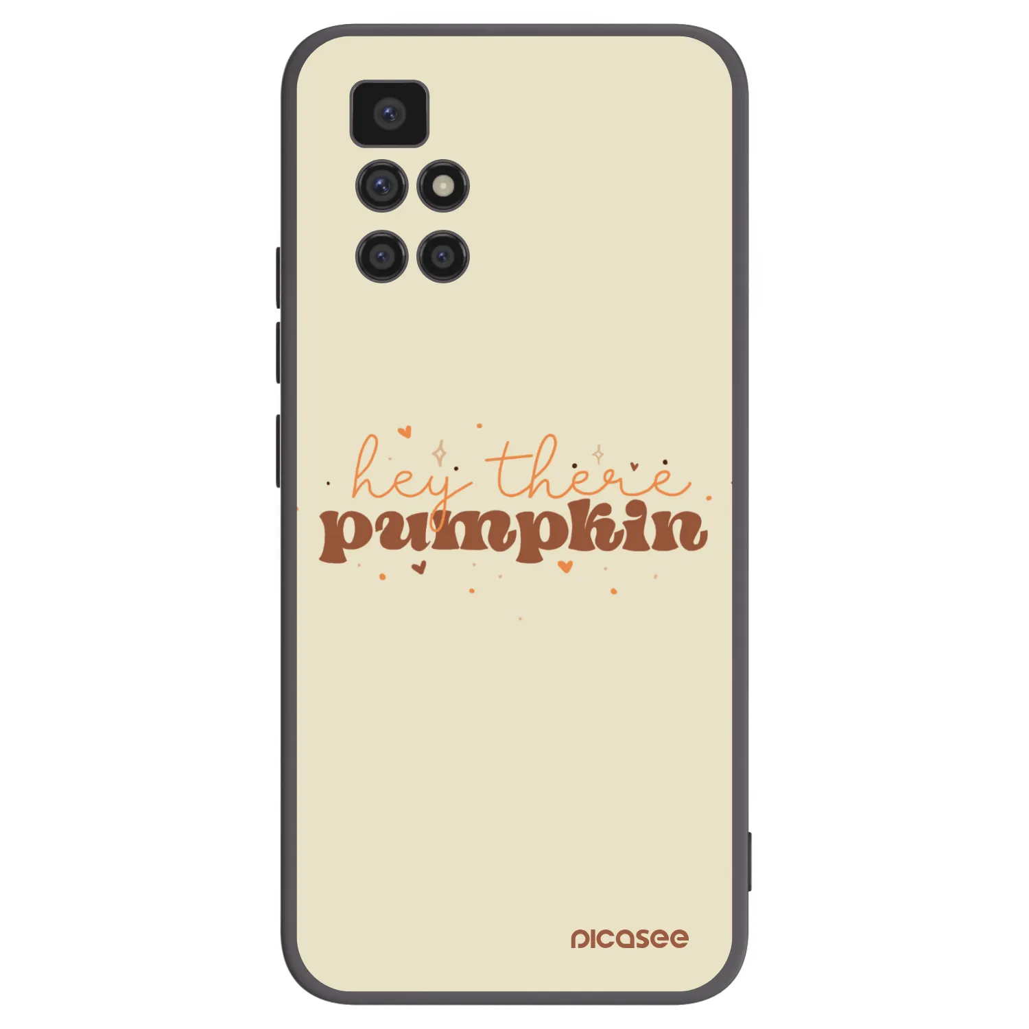 Picasee silikonski črni ovitek za Xiaomi Redmi 10 - Hey there pumpkin