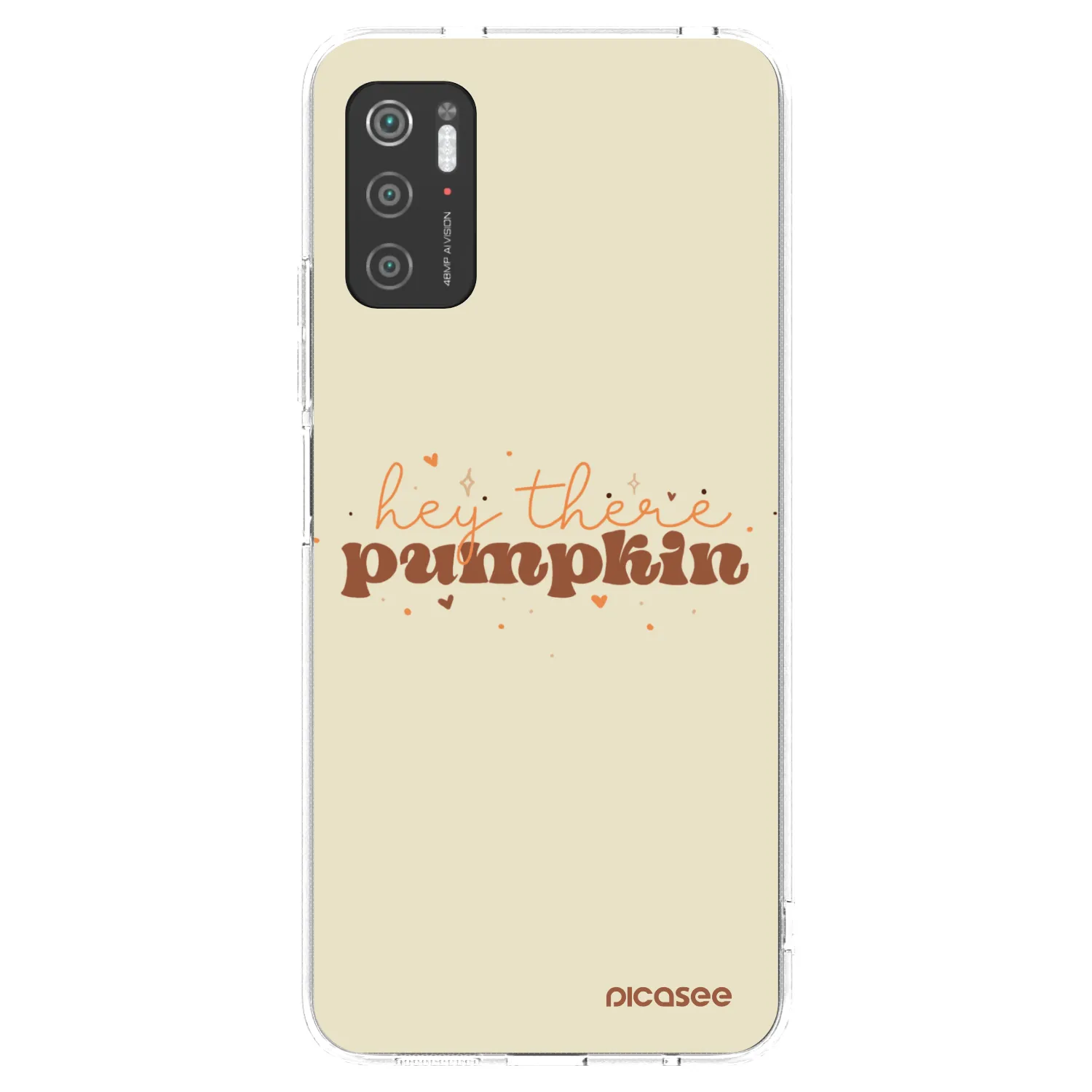 Picasee silikonski prozorni ovitek za Xiaomi Poco M3 Pro 5G - Hey there pumpkin