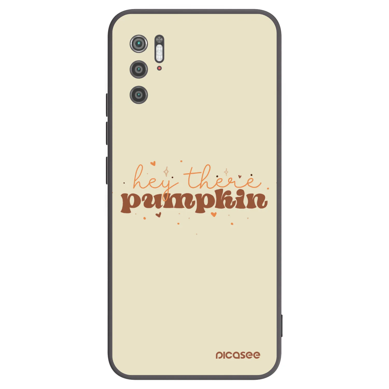 Picasee silikonski črni ovitek za Xiaomi Poco M3 Pro 5G - Hey there pumpkin