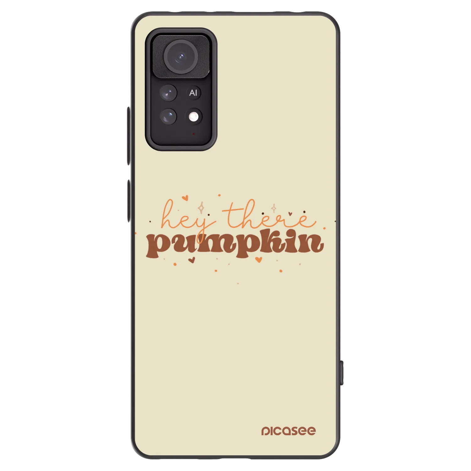Picasee silikonski črni ovitek za Xiaomi Redmi Note 11 Pro - Hey there pumpkin