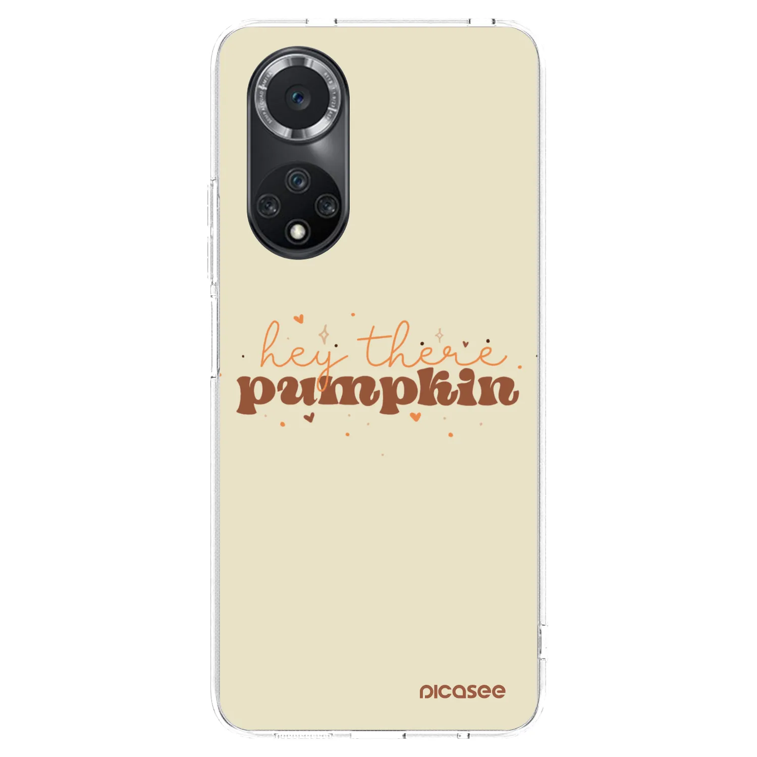 Picasee silikonski prozorni ovitek za Huawei Nova 9 SE - Hey there pumpkin