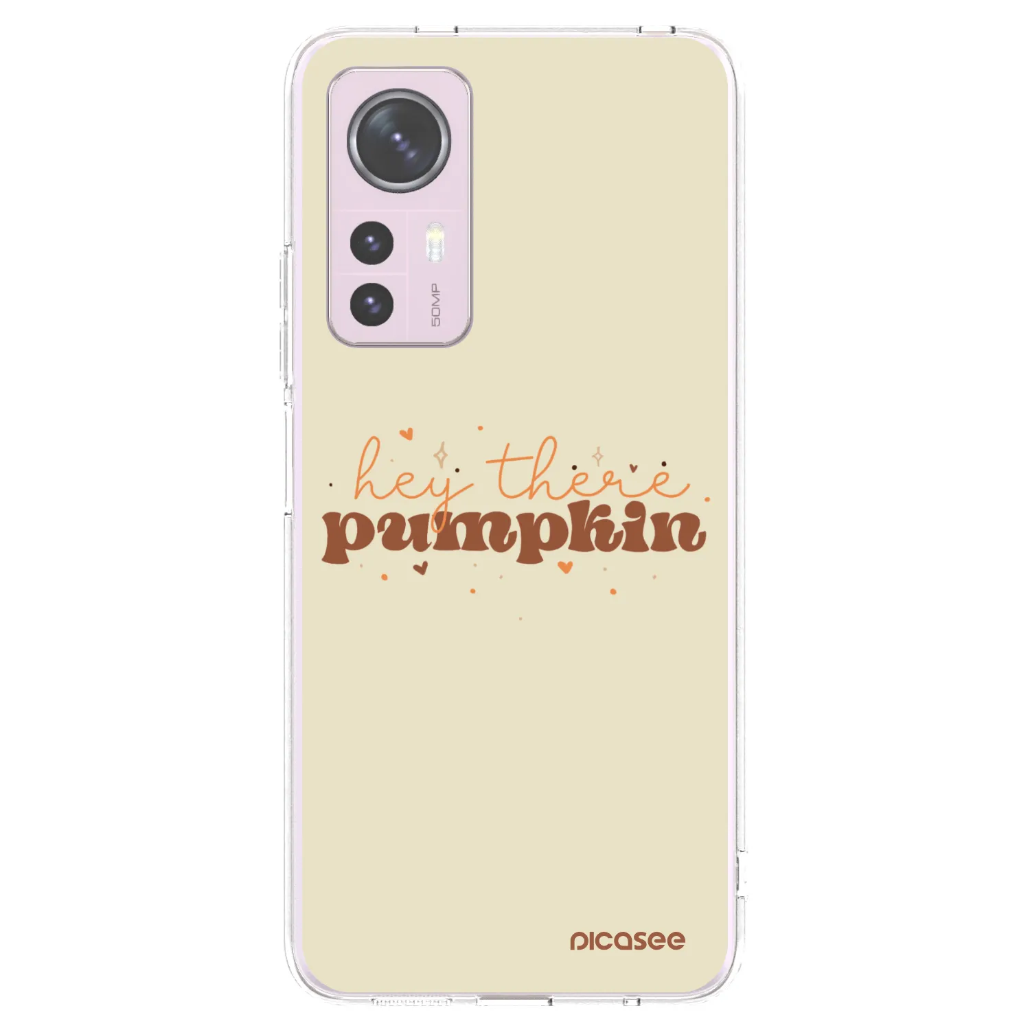 Picasee silikonski prozorni ovitek za Xiaomi 12 - Hey there pumpkin