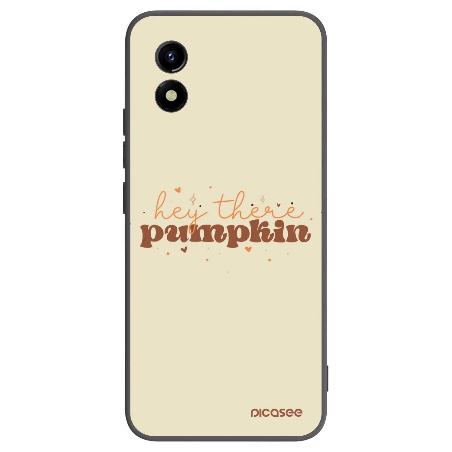 Picasee silikonski črni ovitek za Vivo Y01 - Hey there pumpkin