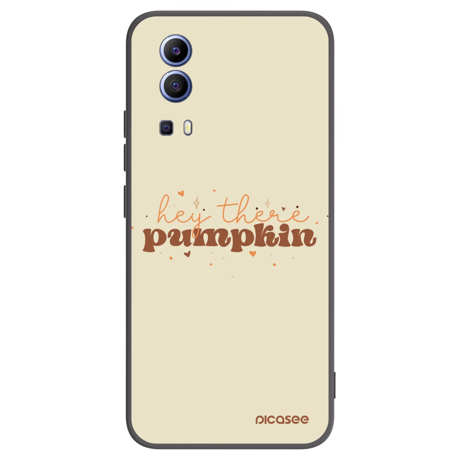 Picasee silikonski črni ovitek za Vivo Y52 5G - Hey there pumpkin