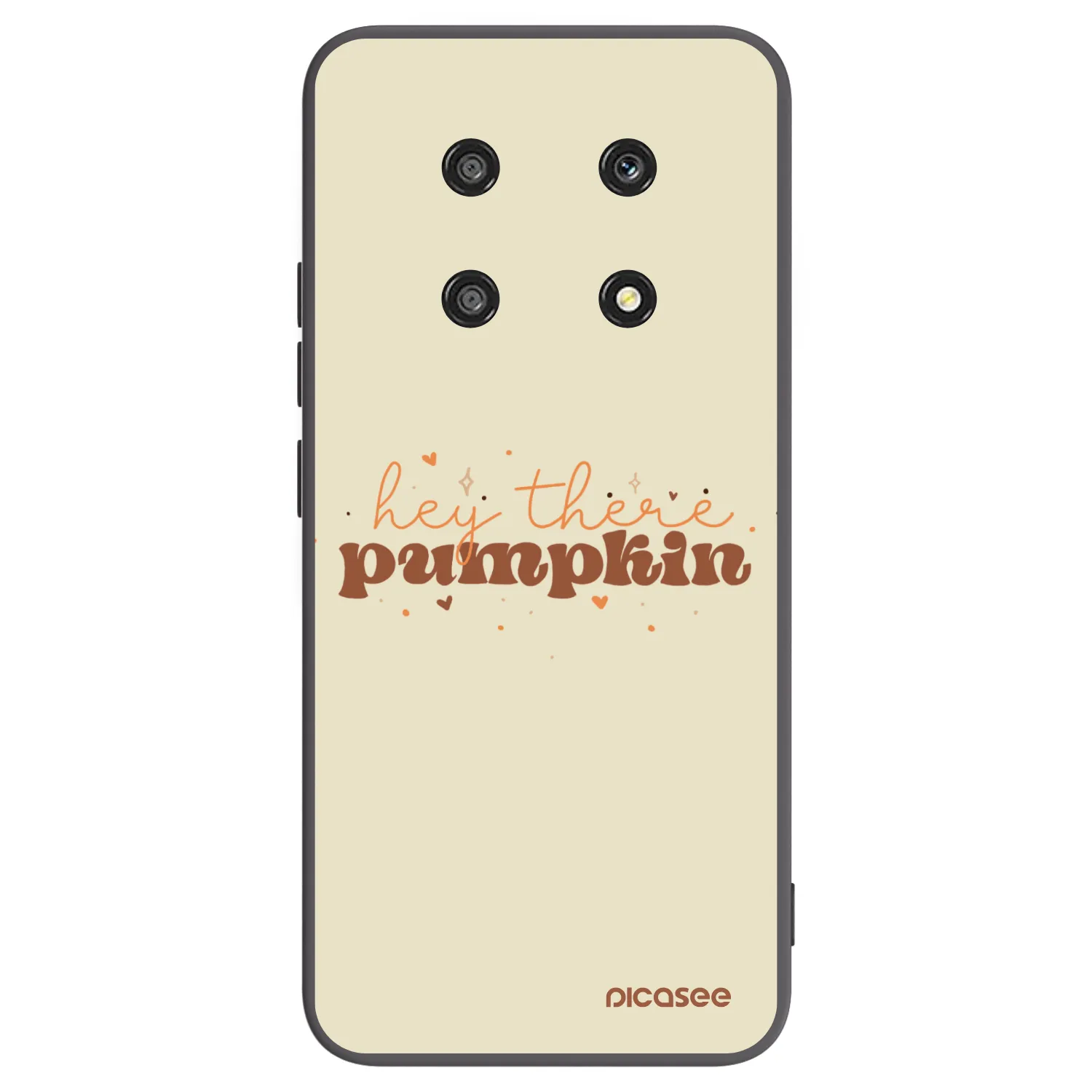 Picasee silikonski črni ovitek za Honor Magic4 Lite 5G - Hey there pumpkin