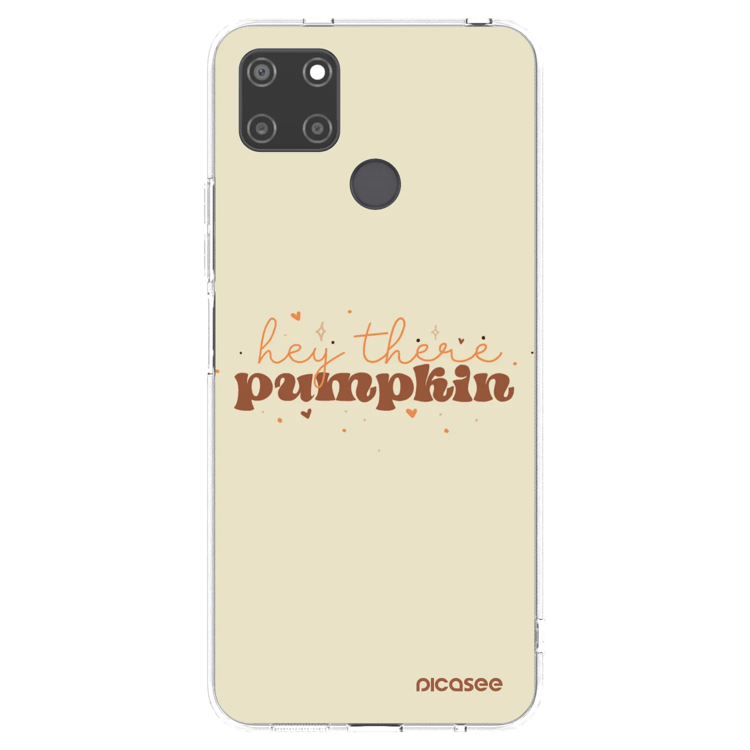 Picasee silikonski prozorni ovitek za Realme C21Y - Hey there pumpkin